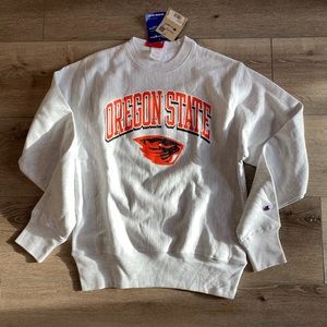 Champion Mens Reverse Weave Sweatshirt Oregon State Beavers